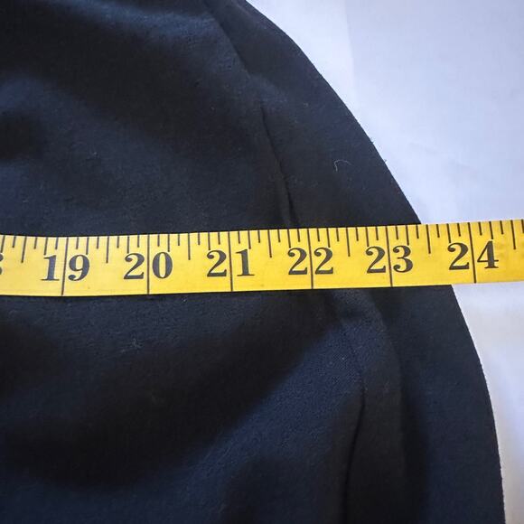 Black Wide Leg Hemp-blend Trousers Size Large - Picture 13 of 14